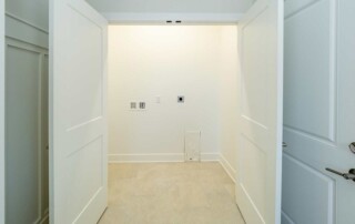 double open doors leading to white room