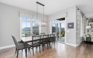 interior kitchen view of custom home