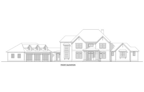 front elevation drawing